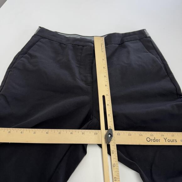 Zara Pants Womens Medium Black Slim Fit Casual Stretch Trousers Dress Modern - Picture 7 of 8